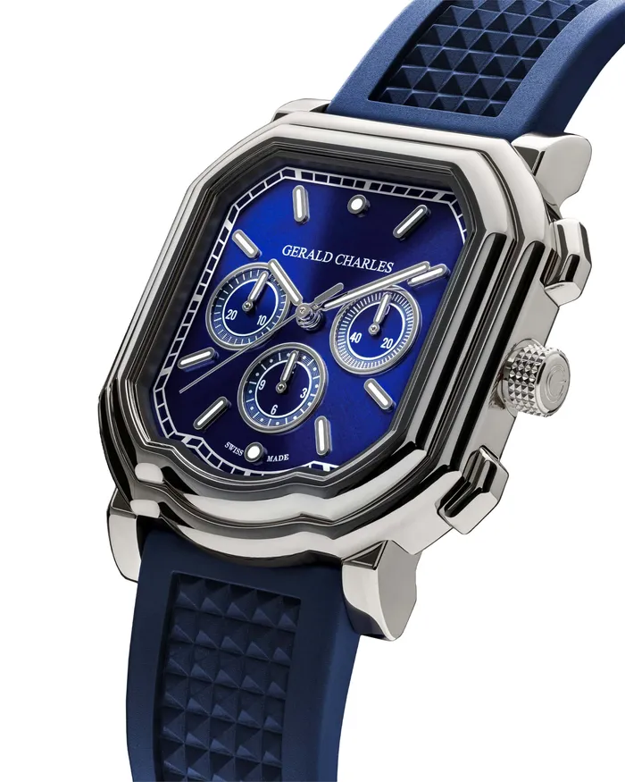 Gerald Charles Maestro 30 Chronograph Titanium Watch Gerald Charles Earrings