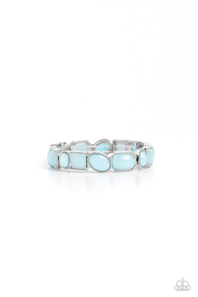 Giving Geometrics Blue Paparazzi Accessories Rings