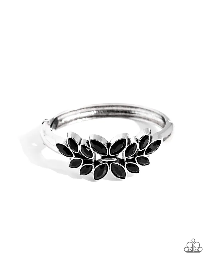 Glamorously Garnished Black Paparazzi Accessories Rings