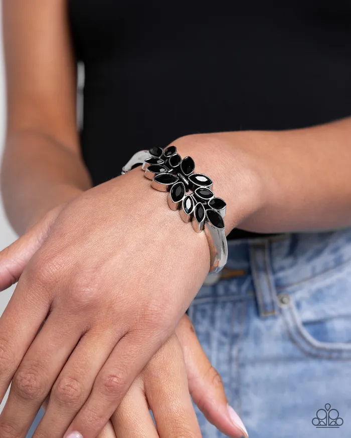 Glamorously Garnished Black Paparazzi Accessories Rings