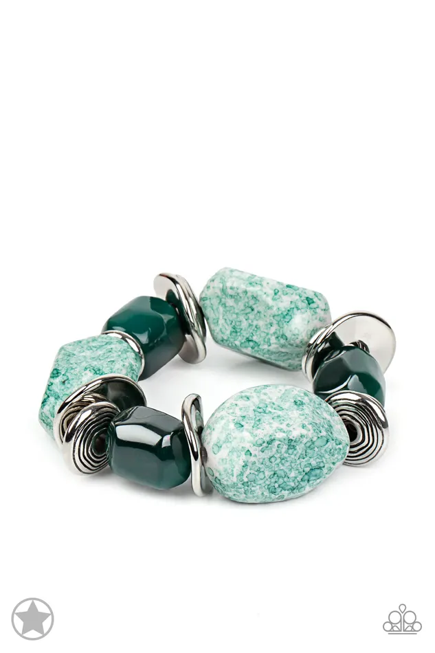 Glaze of Glory Blue Paparazzi Accessories Rings