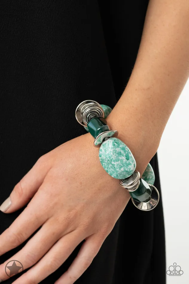 Glaze of Glory Blue Paparazzi Accessories Rings