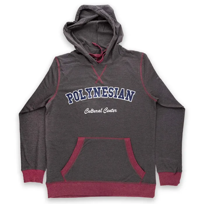 GOGOSPORTS Necklaces Custom Polynesian Cultural Center Long Sleeve Hoodie Charcoal GOGOSPORTS Necklaces Custom Polynesian Cultural Center Long Sleeve Hoodie Charcoal