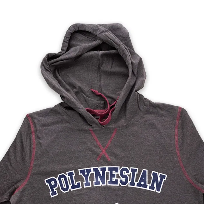 GOGOSPORTS Necklaces Custom Polynesian Cultural Center Long Sleeve Hoodie Charcoal