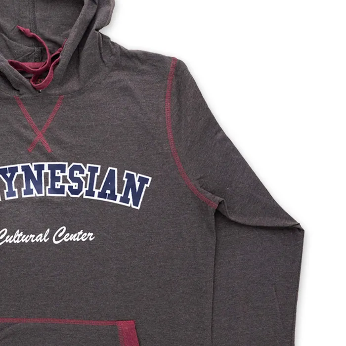 GOGOSPORTS Necklaces Custom Polynesian Cultural Center Long Sleeve Hoodie Charcoal