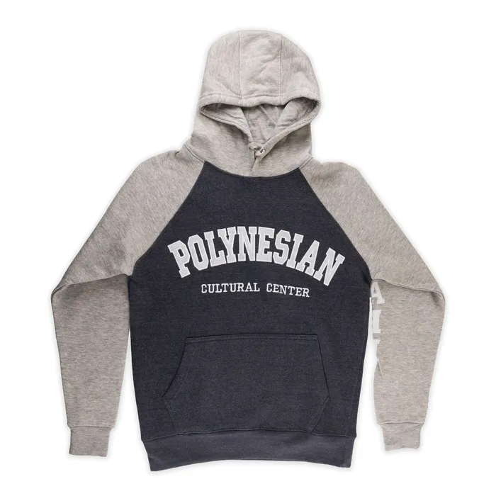 GOGOSPORTS Rings Custom Polynesian Cultural Center Raglan Youth Hoodie 2Tone