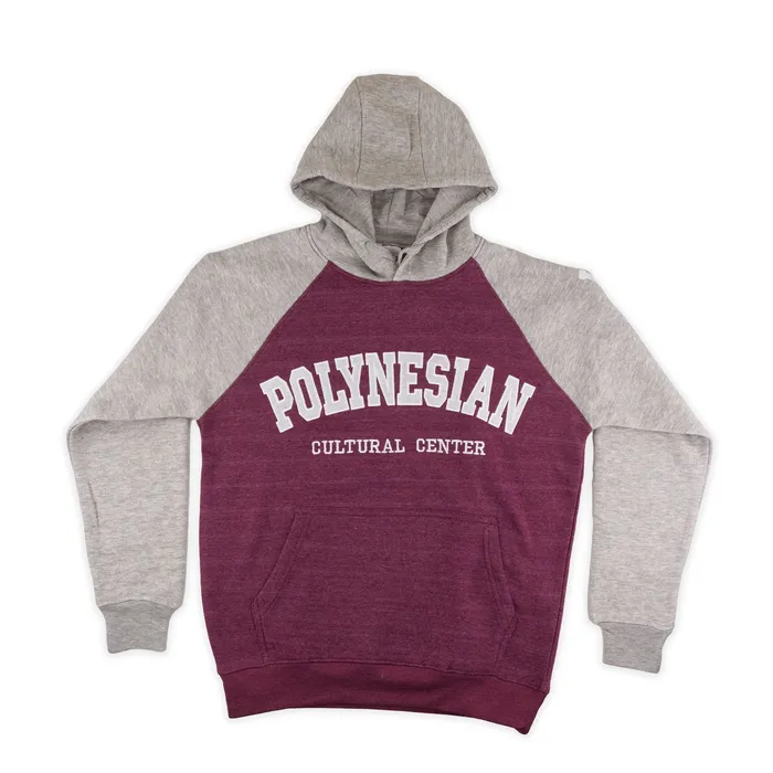 GOGOSPORTS Rings Custom Polynesian Cultural Center Raglan Youth Hoodie 2Tone