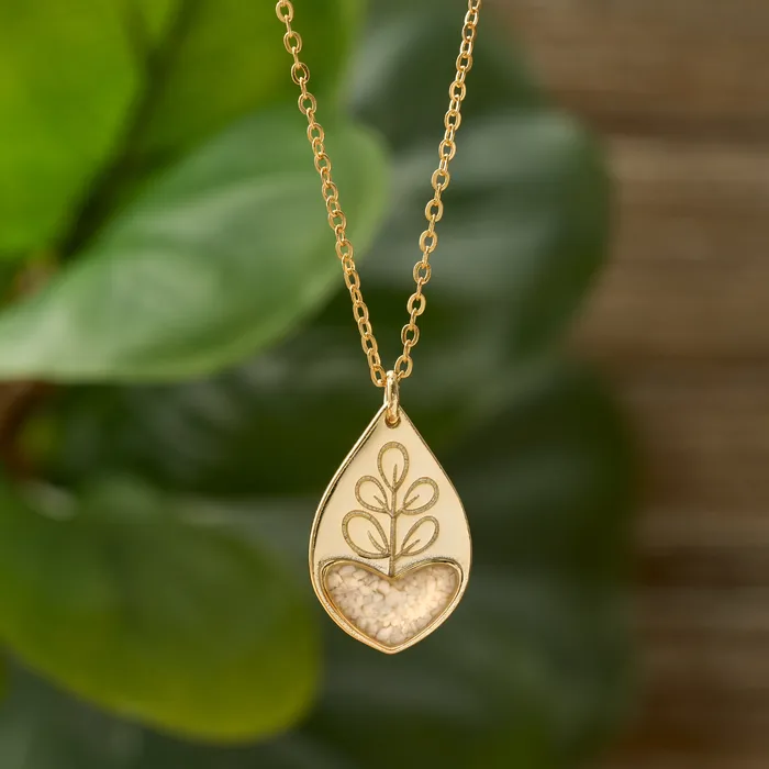 Gold White Turquoise Heart Leaf Necklace Chadds Ford Jewelry Necklaces