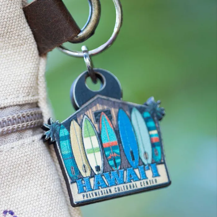 GREATMOUNTAINWE Earrings Surf Shack Wooden KeyringFob