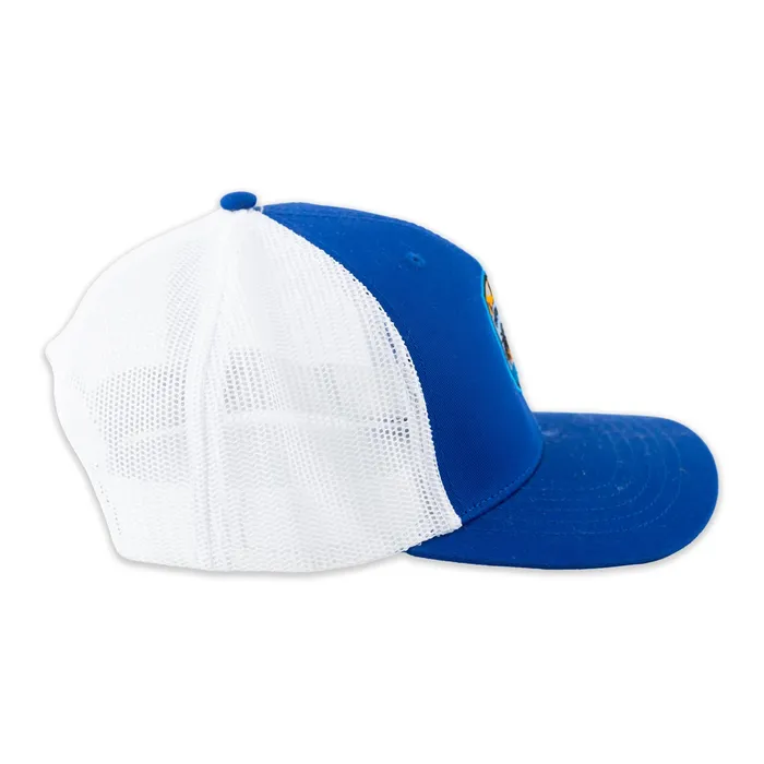 GREATMOUNTAINWE Rings Polynesian Cultural Center Palm Sunset Ball Cap Royal Blue White
