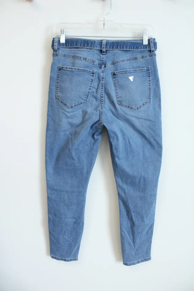 Guess Belted Skinny Jean 30 Guess Earrings