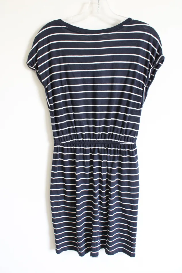 HM Rings HM Navy Blue White Dress XS