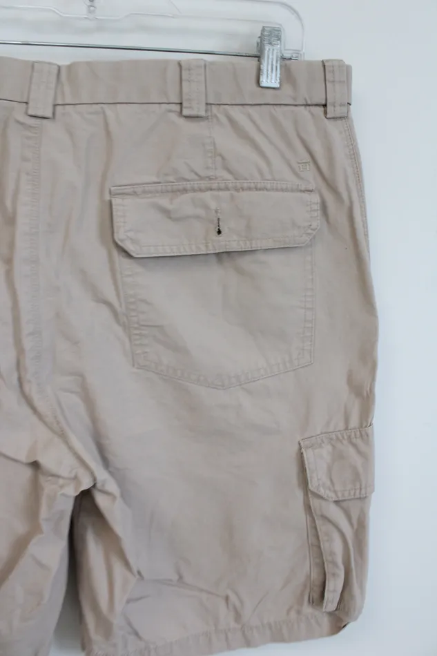 Haggar Earrings Haggar Khaki Cargo Shorts 36