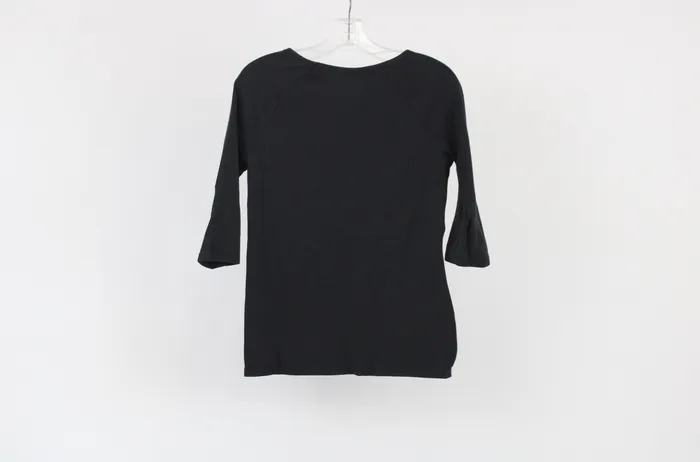 Hanes Rings Hanes Black Half Sleeved Shirt S
