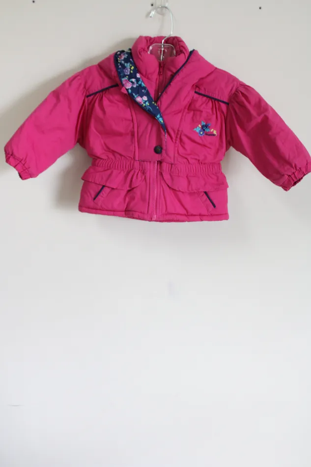 HealthTex Earrings Healthtex Pink Winter Puffer Coat 24 MO