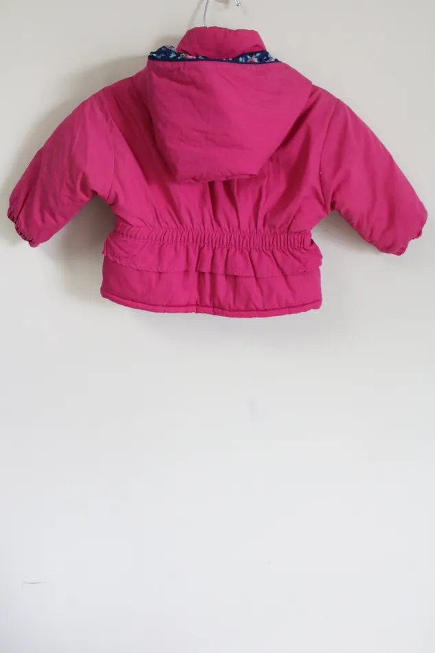 HealthTex Earrings Healthtex Pink Winter Puffer Coat 24 MO