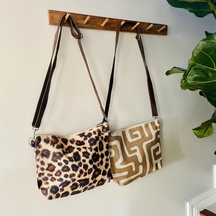 HJT Earrings Fabric Sling Bags Stowe