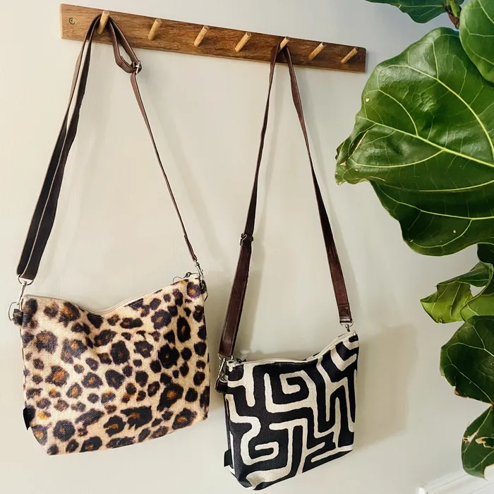 HJT Earrings Fabric Sling Bags Stowe