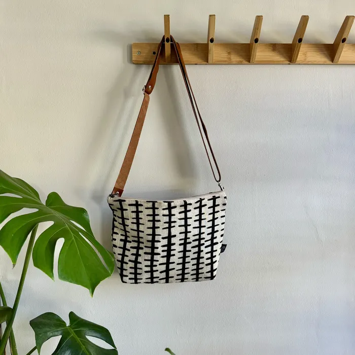 HJT Earrings Fabric Sling Bags Stowe