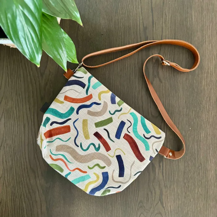 HJT Earrings Fabric Sling Bags Stowe