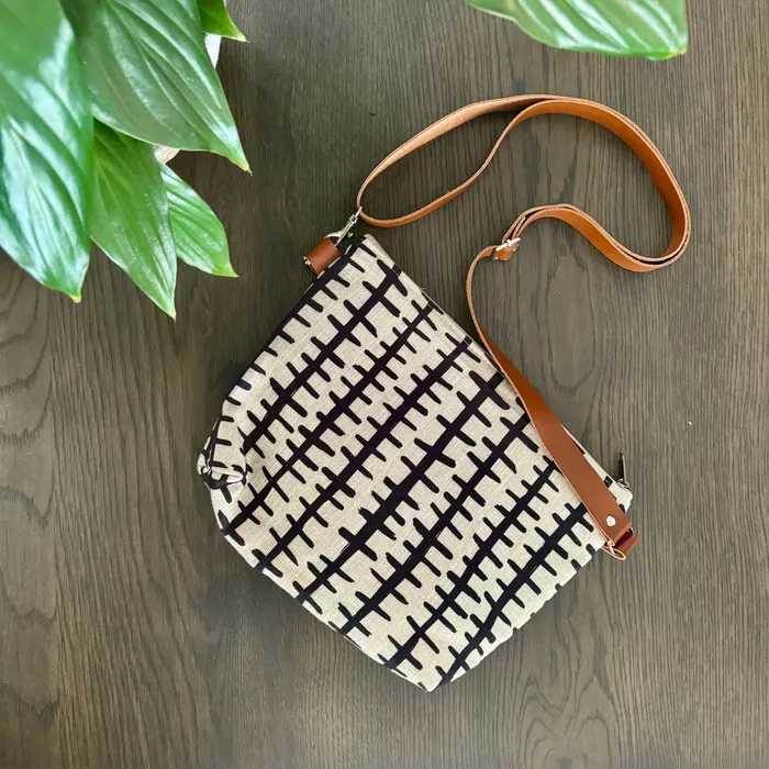 HJT Earrings Fabric Sling Bags Stowe