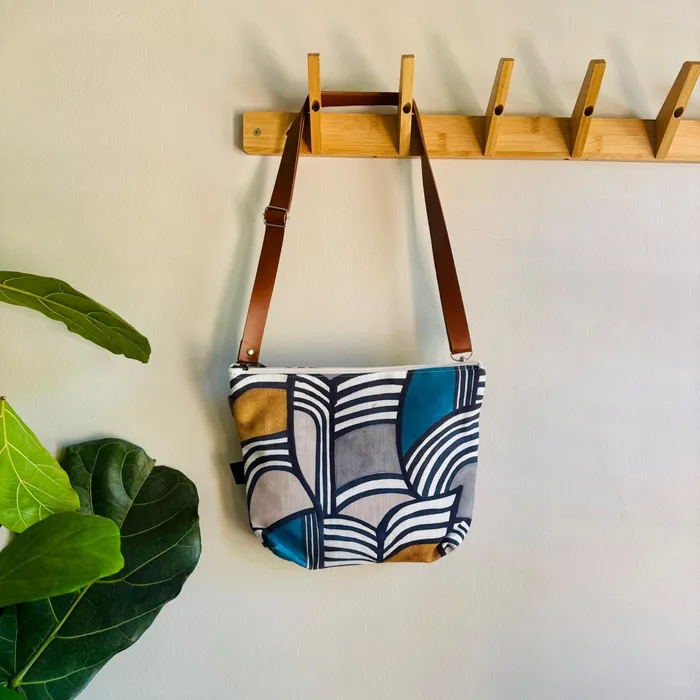 HJT Earrings Fabric Sling Bags Stowe