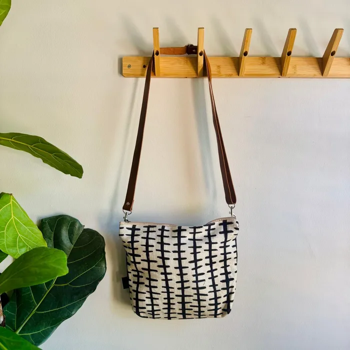 HJT Earrings Fabric Sling Bags Stowe