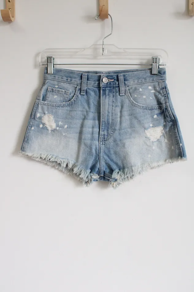 Hollister Denim Spotted Short Shorts 00 Hollister Earrings
