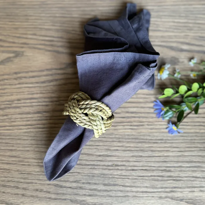 iszi ONLINE Rings Braided Napkin Ring Set of 2