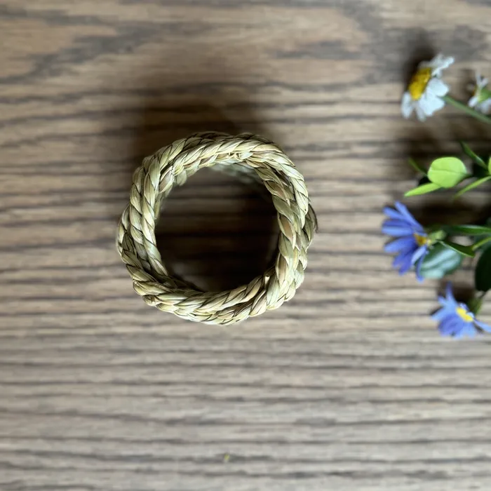 iszi ONLINE Rings Braided Napkin Ring Set of 2