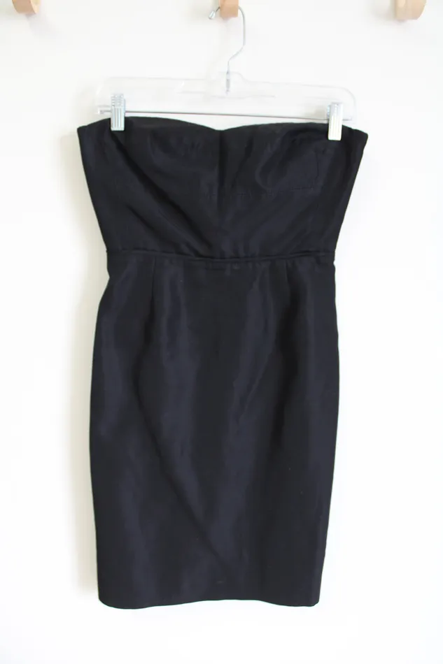 JCrew Black Fitted Sleeveless Dress 2 JCrew Rings