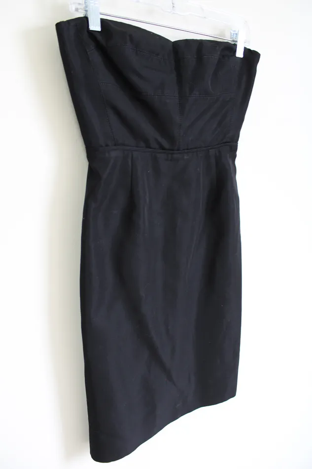 JCrew Black Fitted Sleeveless Dress 2 JCrew Rings