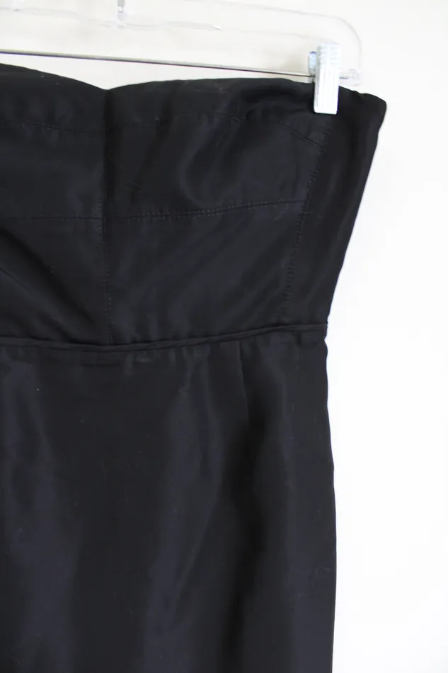 JCrew Black Fitted Sleeveless Dress 2 JCrew Rings