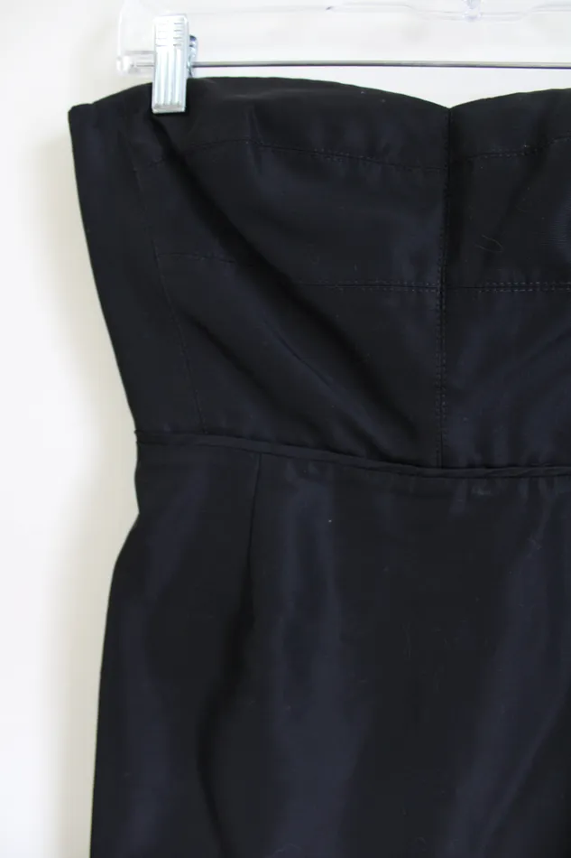JCrew Black Fitted Sleeveless Dress 2 JCrew Rings