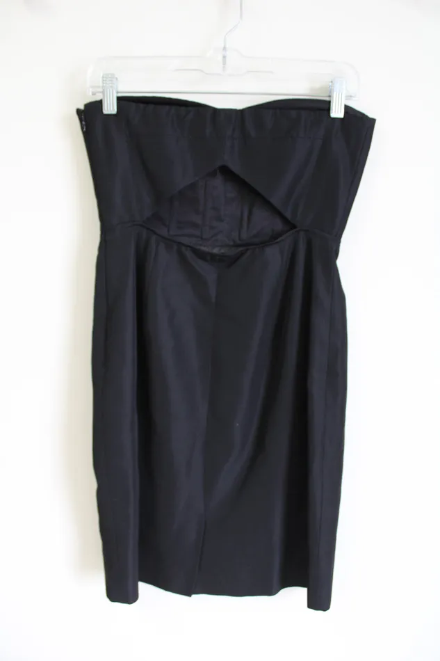 JCrew Black Fitted Sleeveless Dress 2 JCrew Rings