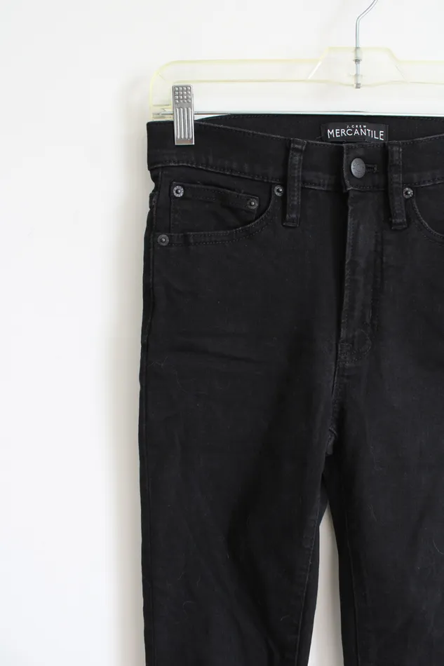 JCrew Mercantile Black Skinny Jeans 24 JCrew Rings