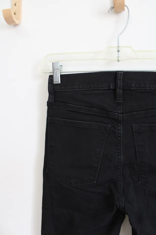 JCrew Mercantile Black Skinny Jeans 24 JCrew Rings