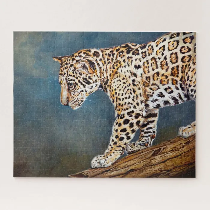 Jaguar Cub Traditional Thick Jigsaw Puzzle for Adults 30 to 1000 Pieces Portraits by NC Earrings Jaguar Cub Traditional Thick Jigsaw Puzzle for Adults 30 to 1000 Pieces Portraits by NC Earrings