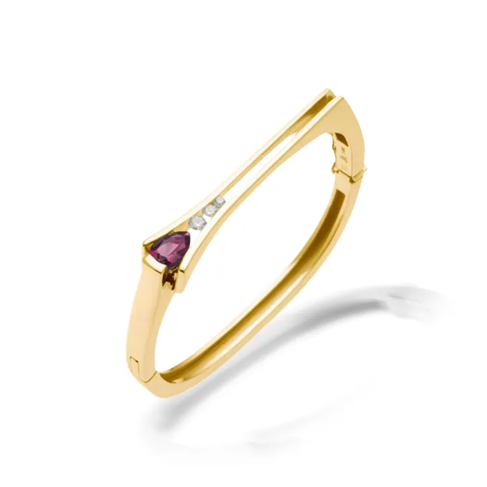 John Atencio Bracelets Venture Small Gemstone Bracelet with Diamonds