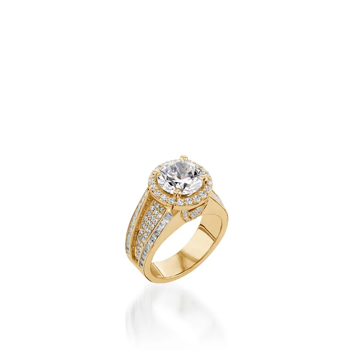 John Atencio Maya Elite Yellow Gold Diamond Ring Rings