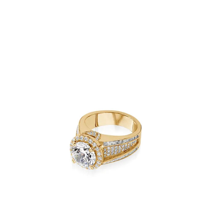John Atencio Maya Elite Yellow Gold Diamond Ring Rings