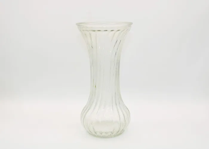 Jubilee Thrift Earrings Clear Glass Vase