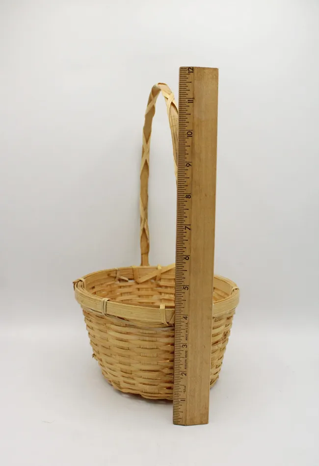 Jubilee Thrift Earrings Woven Basket W Handle