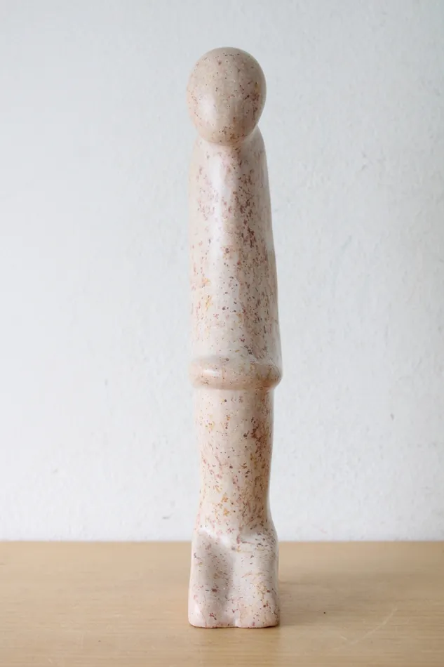 Jubilee Thrift Necklaces Carved Soapstone Pregnant Mother Sculpture