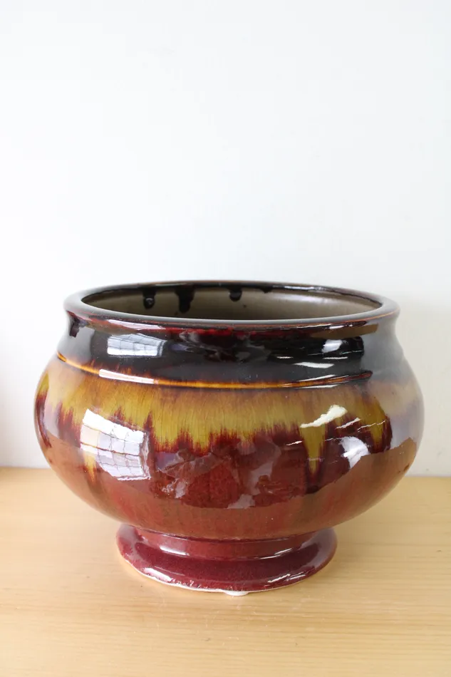 Jubilee Thrift Pottery Planter Bowl Earrings