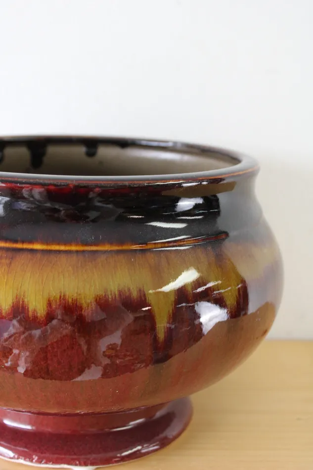 Jubilee Thrift Pottery Planter Bowl Earrings