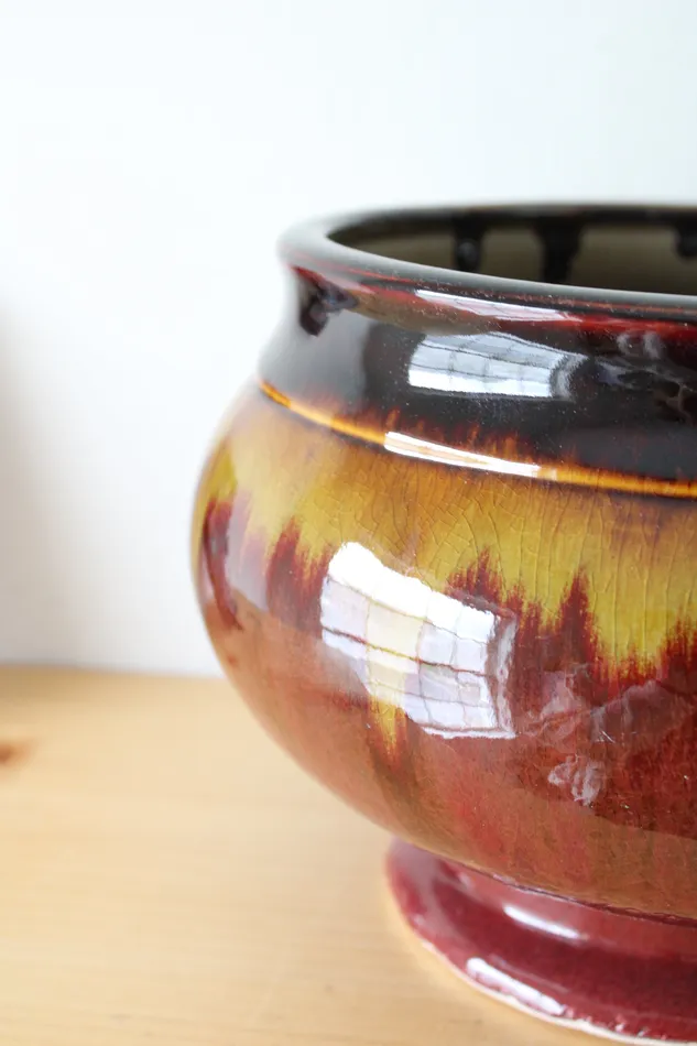 Jubilee Thrift Pottery Planter Bowl Earrings