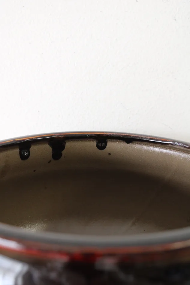 Jubilee Thrift Pottery Planter Bowl Earrings