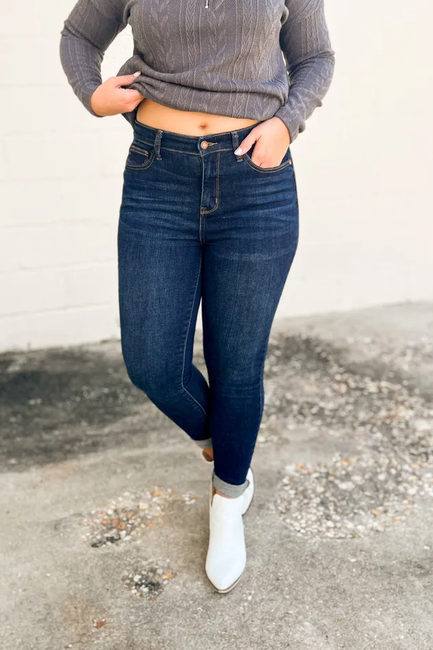 Judy Blue Rings RESTOCK Judy Blue Ashby NonDistressed HiWaist Jeans