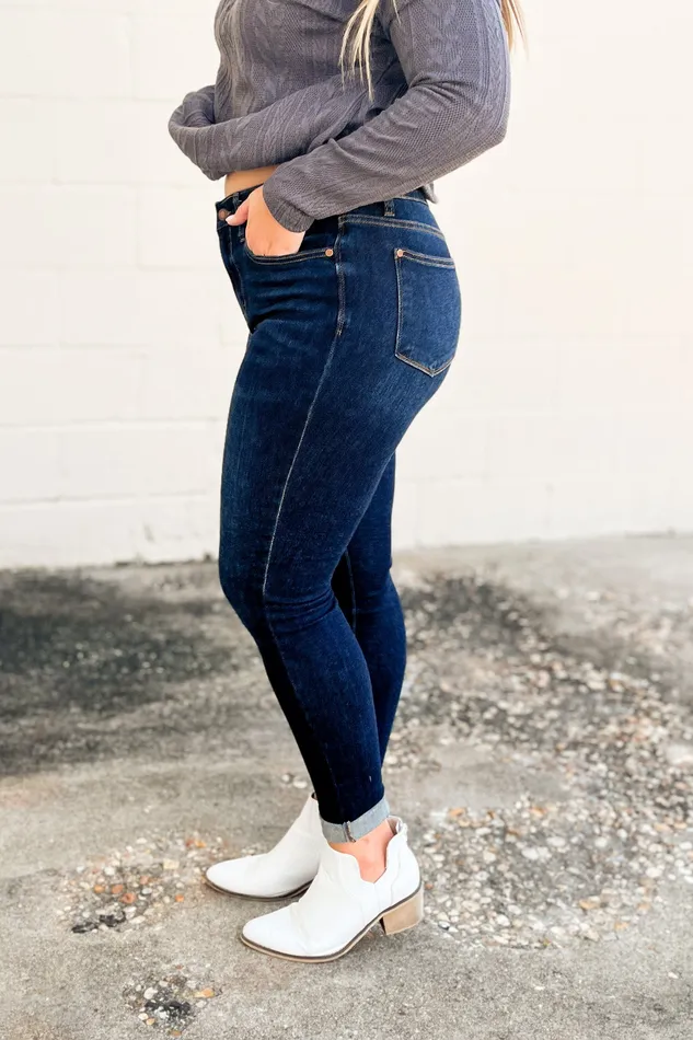 Judy Blue Rings RESTOCK Judy Blue Ashby NonDistressed HiWaist Jeans